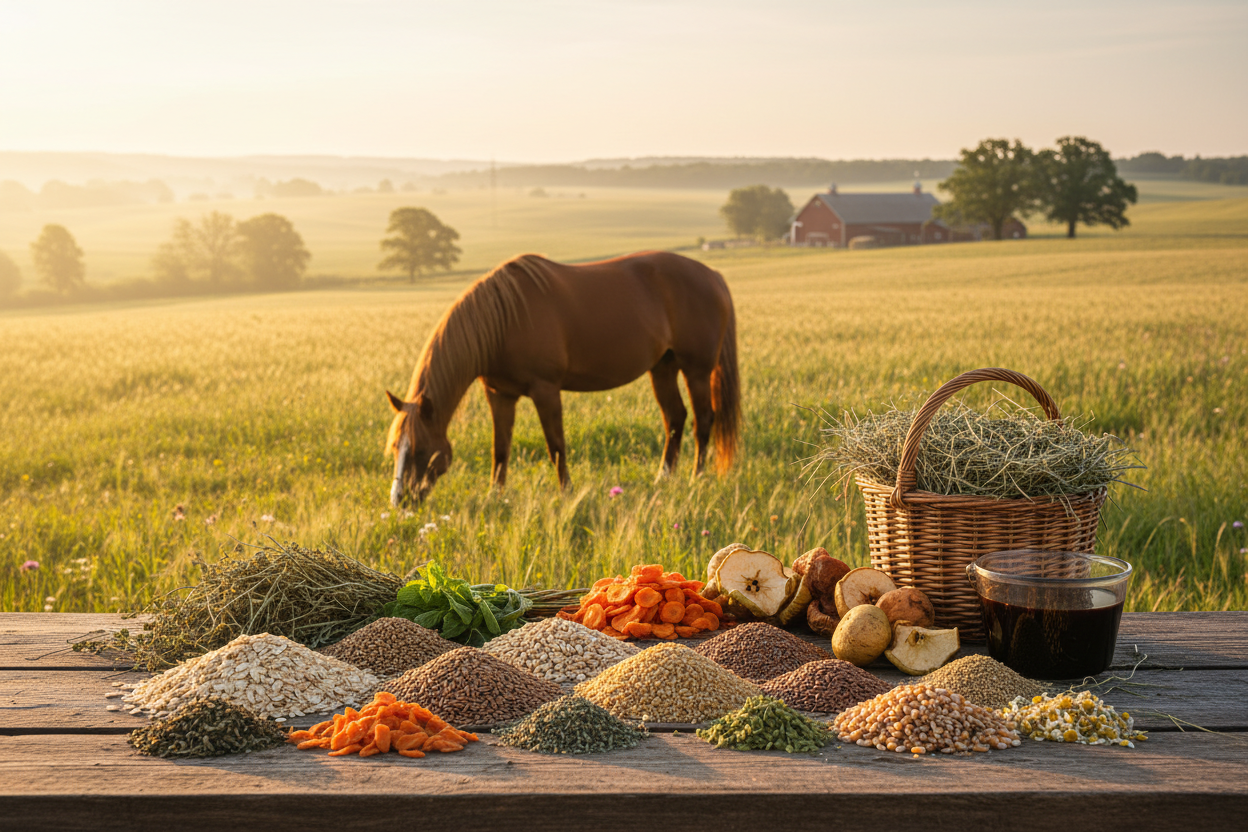 Hästfoder: En Guide til Optimal Ernæring for Din Hest